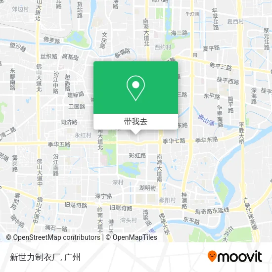 新世力制衣厂地图