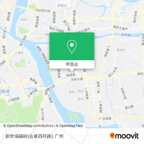 新世域磁砖(会展四环路)地图