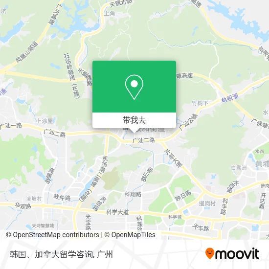韩国、加拿大留学咨询地图