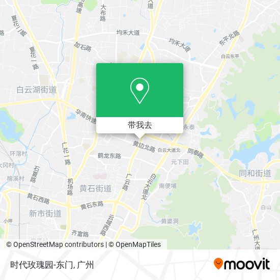 时代玫瑰园-东门地图