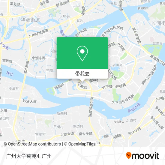 广州大学菊苑4地图