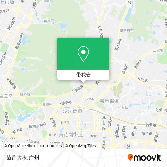 菊香防水地图