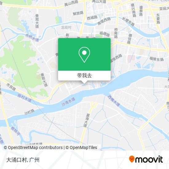 大涌口村地图