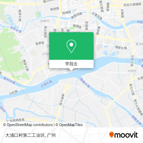 大涌口村第二工业区地图