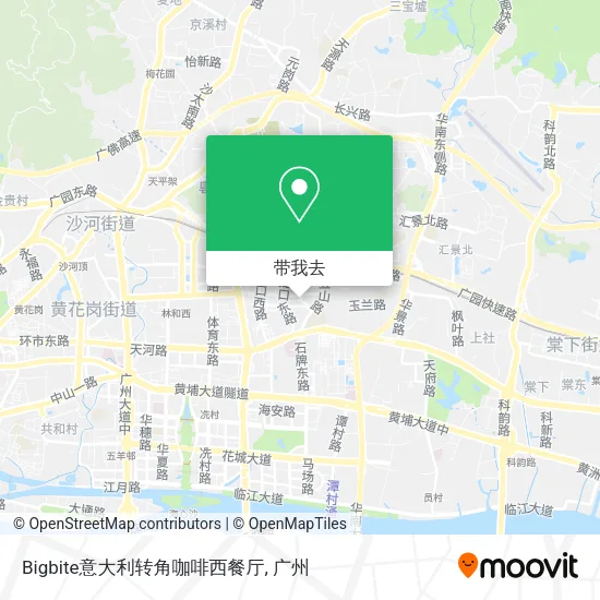 Bigbite意大利转角咖啡西餐厅地图