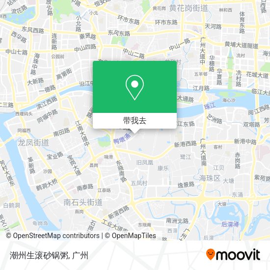 潮州生滚砂锅粥地图