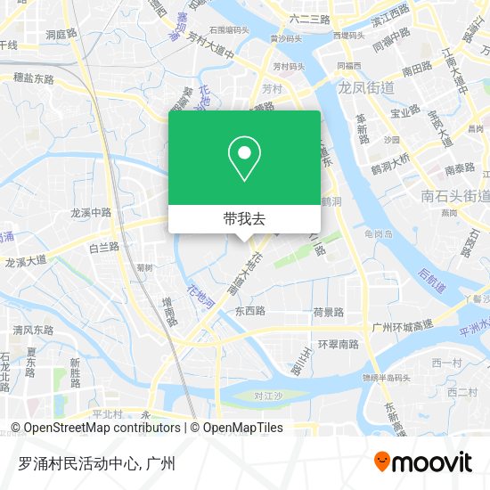罗涌村民活动中心地图