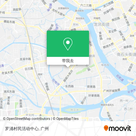 罗涌村民活动中心地图