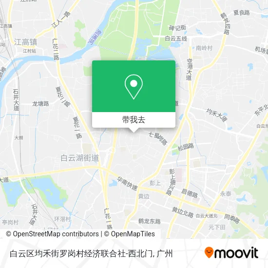 白云区均禾街罗岗村经济联合社-西北门地图
