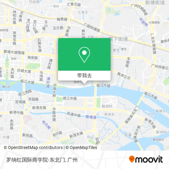 罗纳红国际商学院-东北门地图