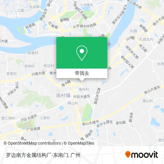 罗边南方金属结构厂-东南门地图