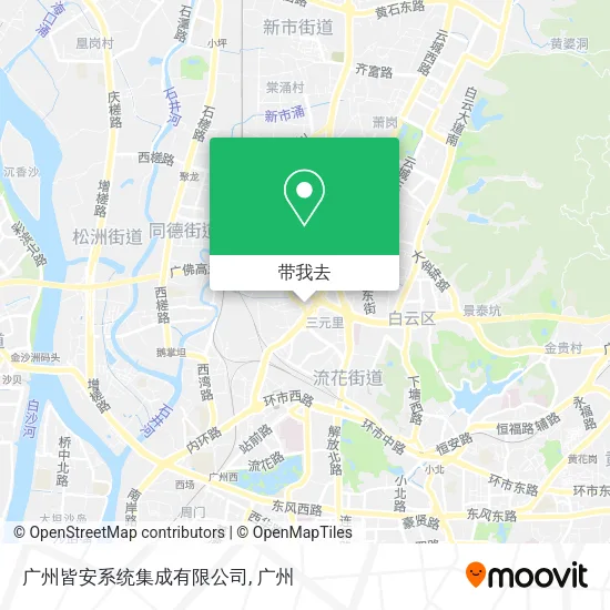 广州皆安系统集成有限公司地图