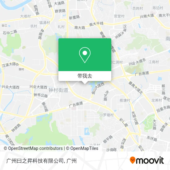 广州曰之昇科技有限公司地图
