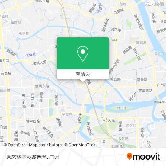 原来林香朝鑫园艺地图