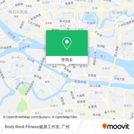 Body Rock Fitness健身工作室地图