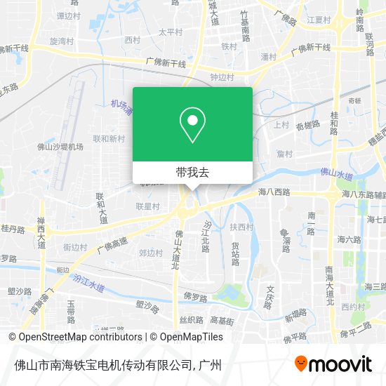 佛山市南海铁宝电机传动有限公司地图