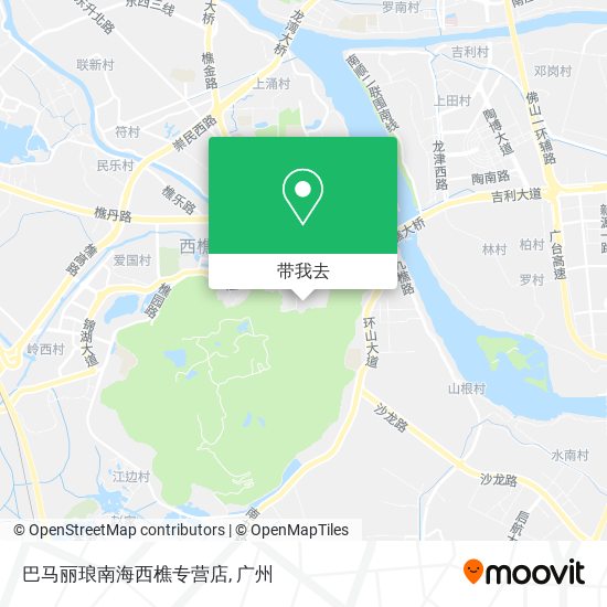 巴马丽琅南海西樵专营店地图