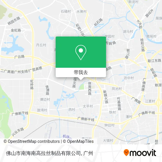 佛山市南海南高拉丝制品有限公司地图