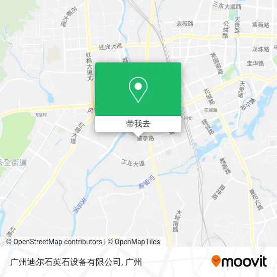 广州迪尔石英石设备有限公司地图