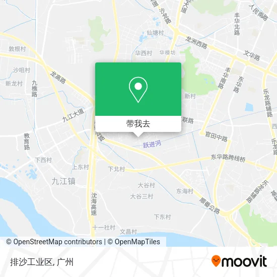 排沙工业区地图