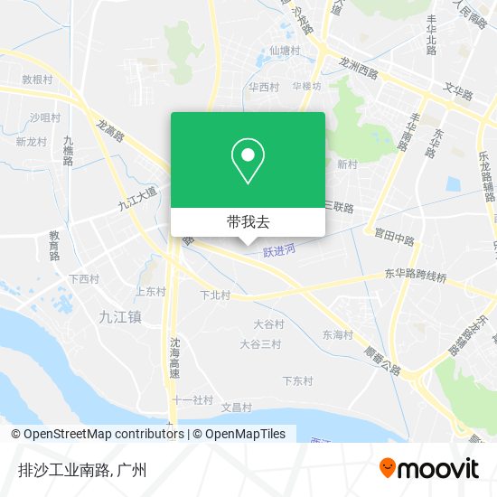 排沙工业南路地图