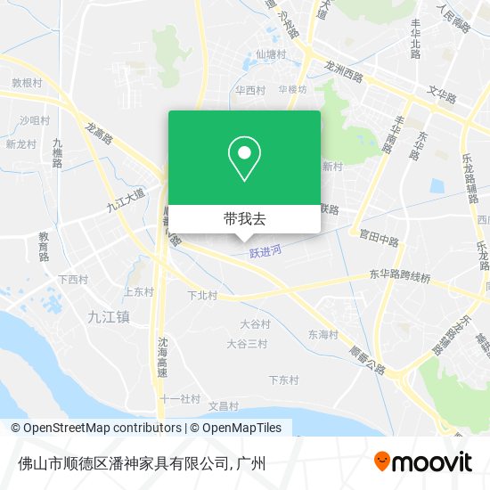 佛山市顺德区潘神家具有限公司地图