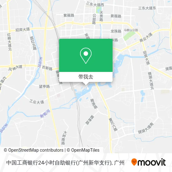 中国工商银行24小时自助银行(广州新华支行)地图