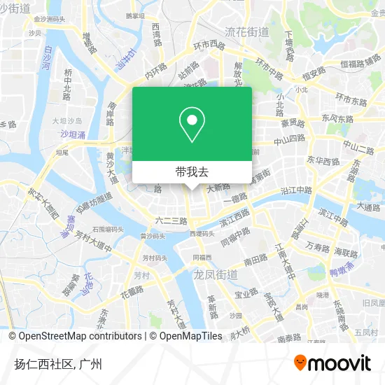 扬仁西社区地图