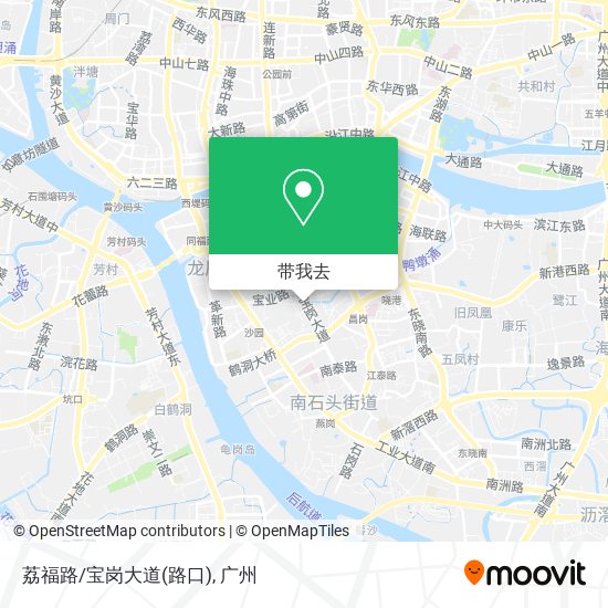 荔福路/宝岗大道(路口)地图