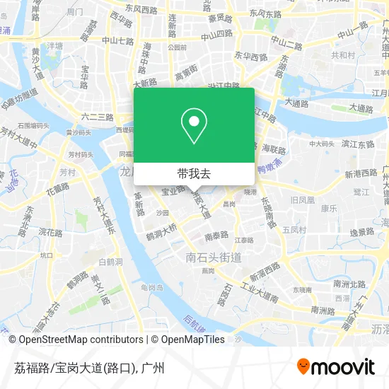 荔福路/宝岗大道(路口)地图