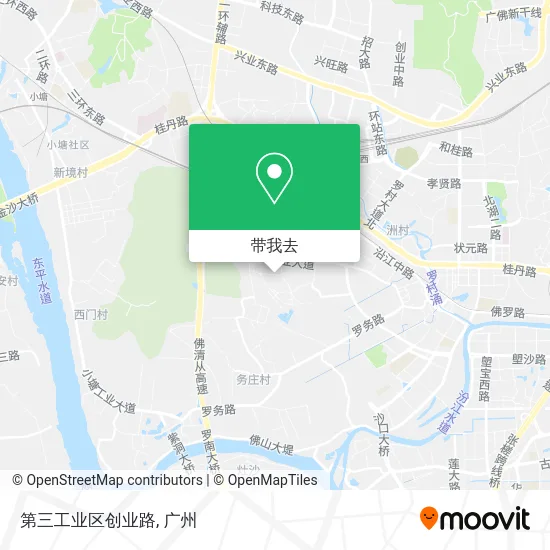 第三工业区创业路地图