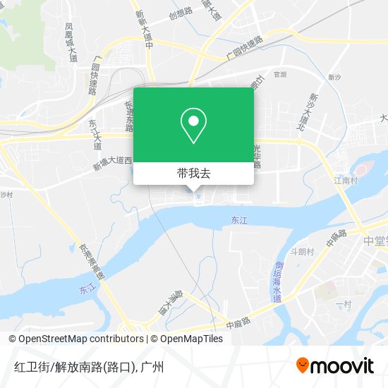 红卫街/解放南路(路口)地图