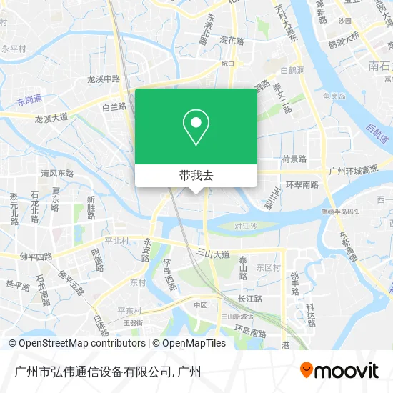 广州市弘伟通信设备有限公司地图