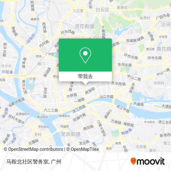 马鞍北社区警务室地图