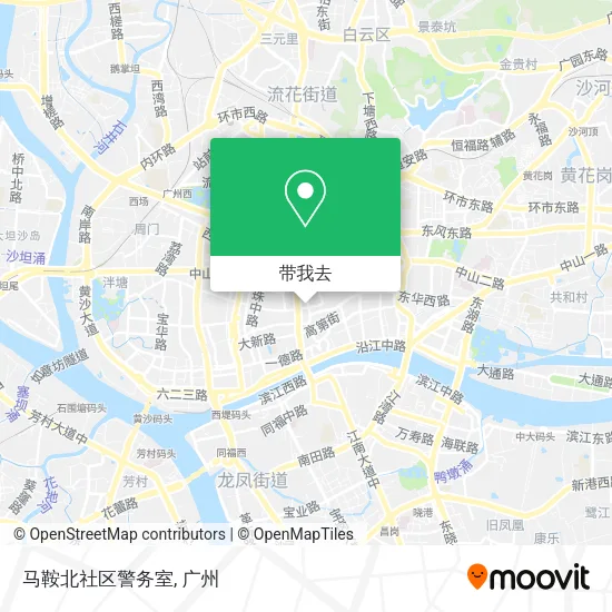 马鞍北社区警务室地图