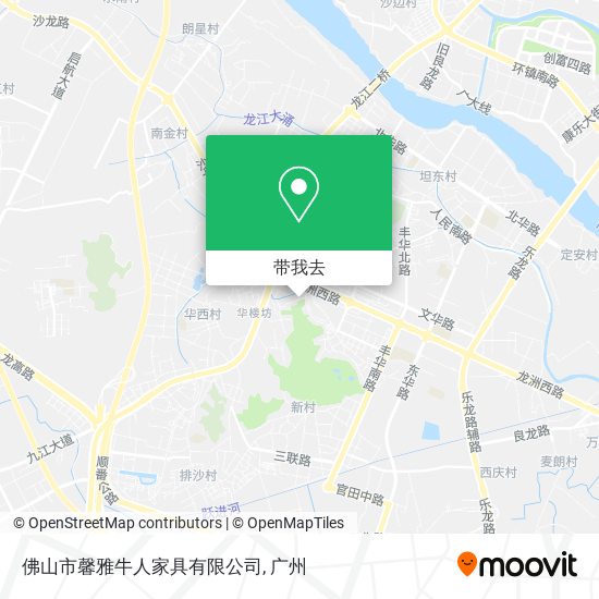佛山市馨雅牛人家具有限公司地图