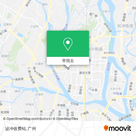 泌冲收费站地图