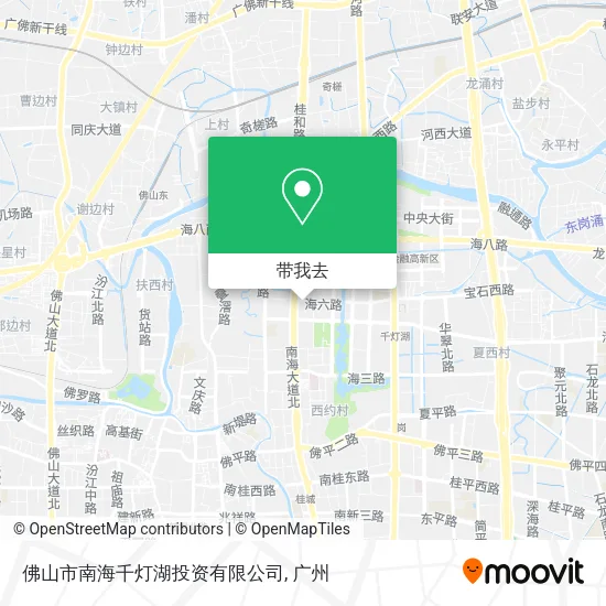 佛山市南海千灯湖投资有限公司地图