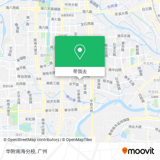 华附南海分校地图