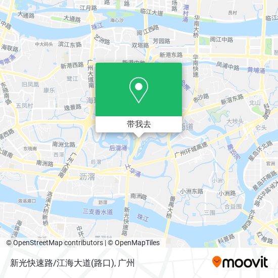 新光快速路/江海大道(路口)地图