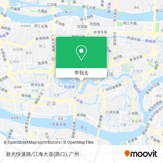 新光快速路/江海大道(路口)地图