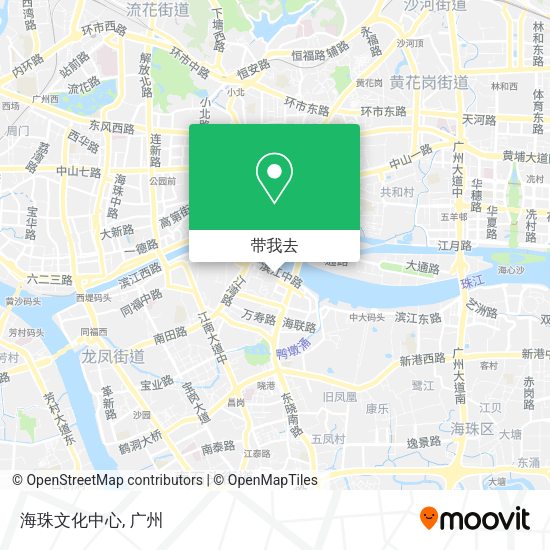 海珠文化中心地图