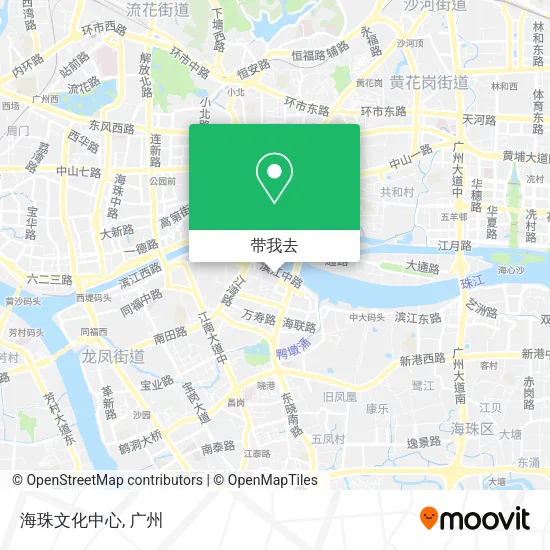海珠文化中心地图