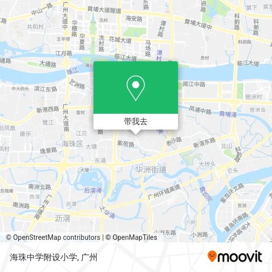 海珠中学附设小学地图