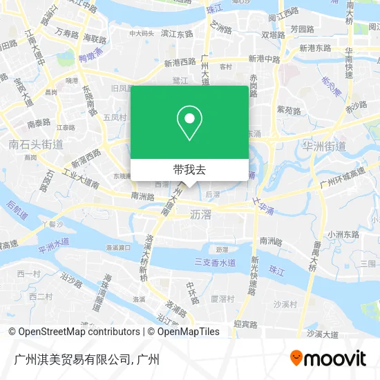 广州淇美贸易有限公司地图