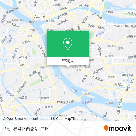 纸厂横马路西总站地图