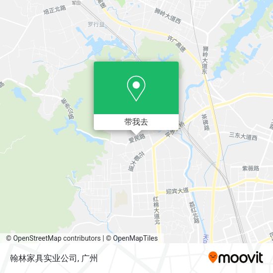翰林家具实业公司地图