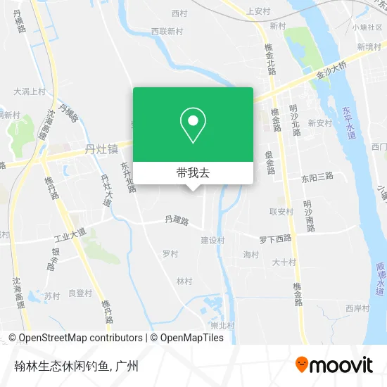 翰林生态休闲钓鱼地图