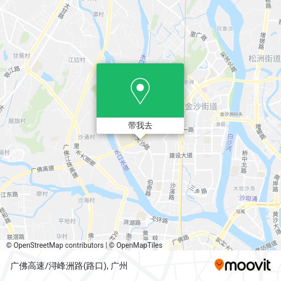 广佛高速/浔峰洲路(路口)地图