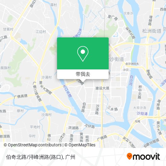 伯奇北路/浔峰洲路(路口)地图